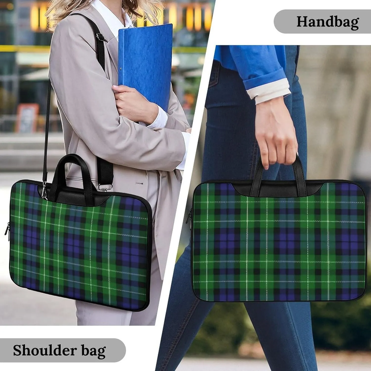 Clan MacArthur Arthur Handheld Single Shoulder Crossbody Laptop Bag Unisex