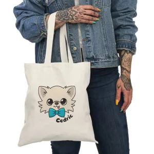 Classic Tiny Chihuahua Cedrics's Signature Cotton Tote