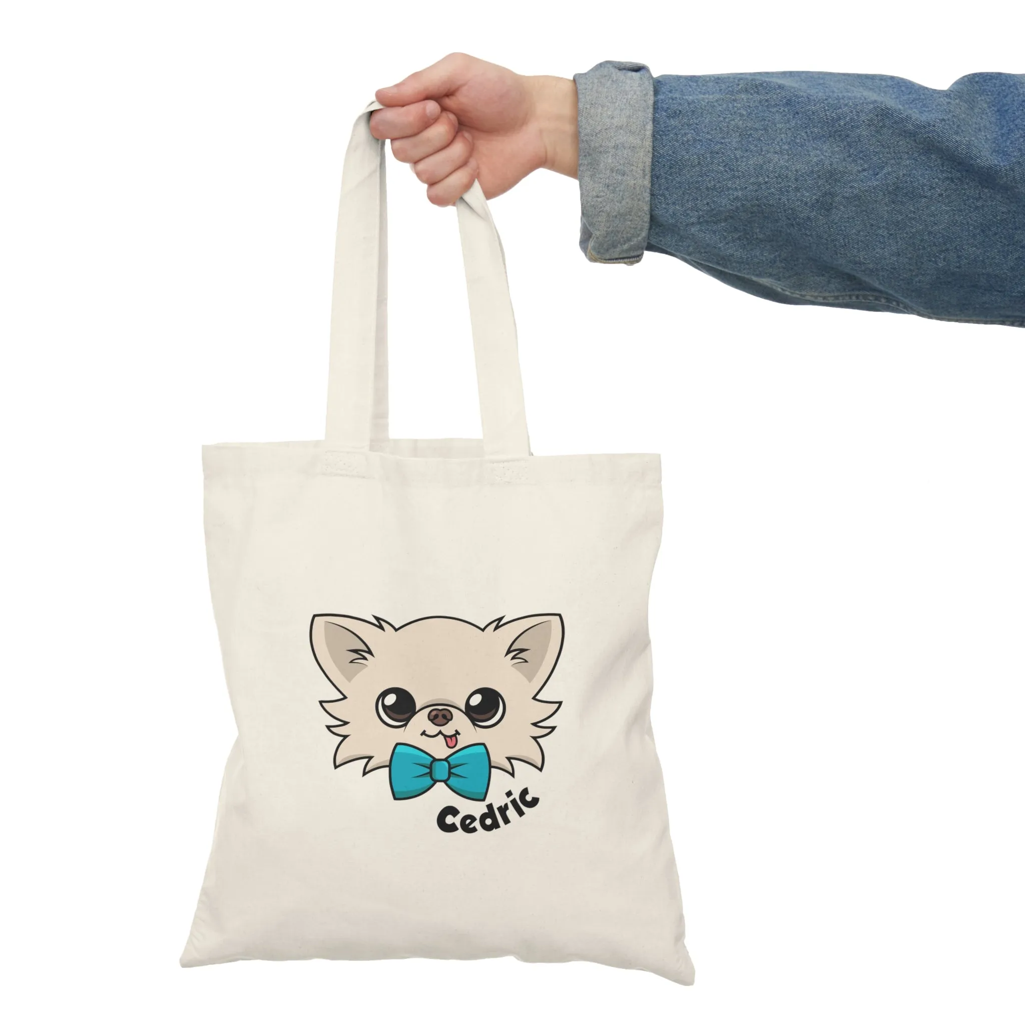 Classic Tiny Chihuahua Cedrics's Signature Cotton Tote