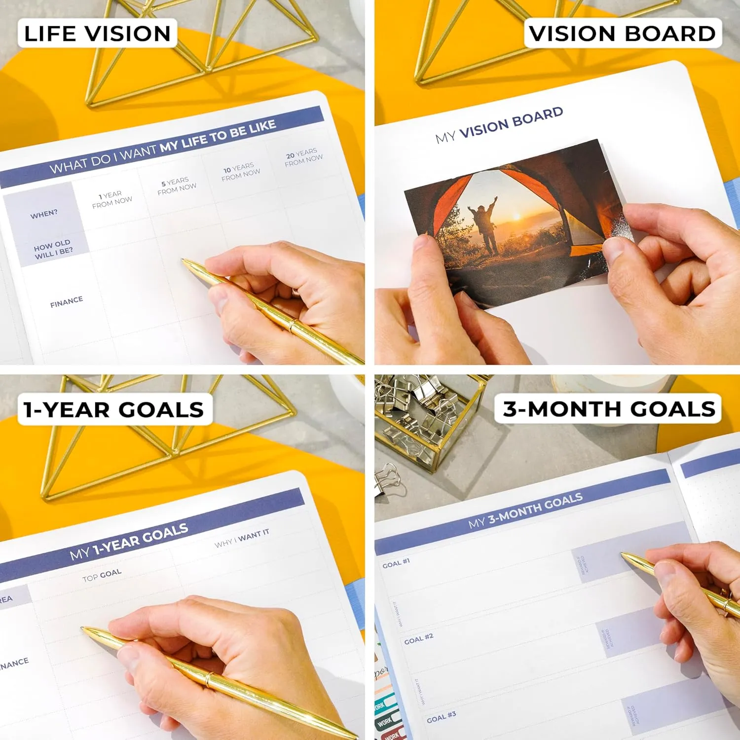 Clever Fox Planner PRO 2nd Edition – Undated Weekly Agenda Planner for Setting Goals, Tasks & Time Management – Life Organizer with to-do Lists & Habit Trackers – Large, 8.5x11″ (Periwinkle)