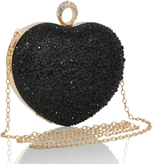 Clutch Purses for Women Formal Evening Bag Handbags for Wedding Party Sparkly Cocktail Clutch Crossbody Shoulder Bag