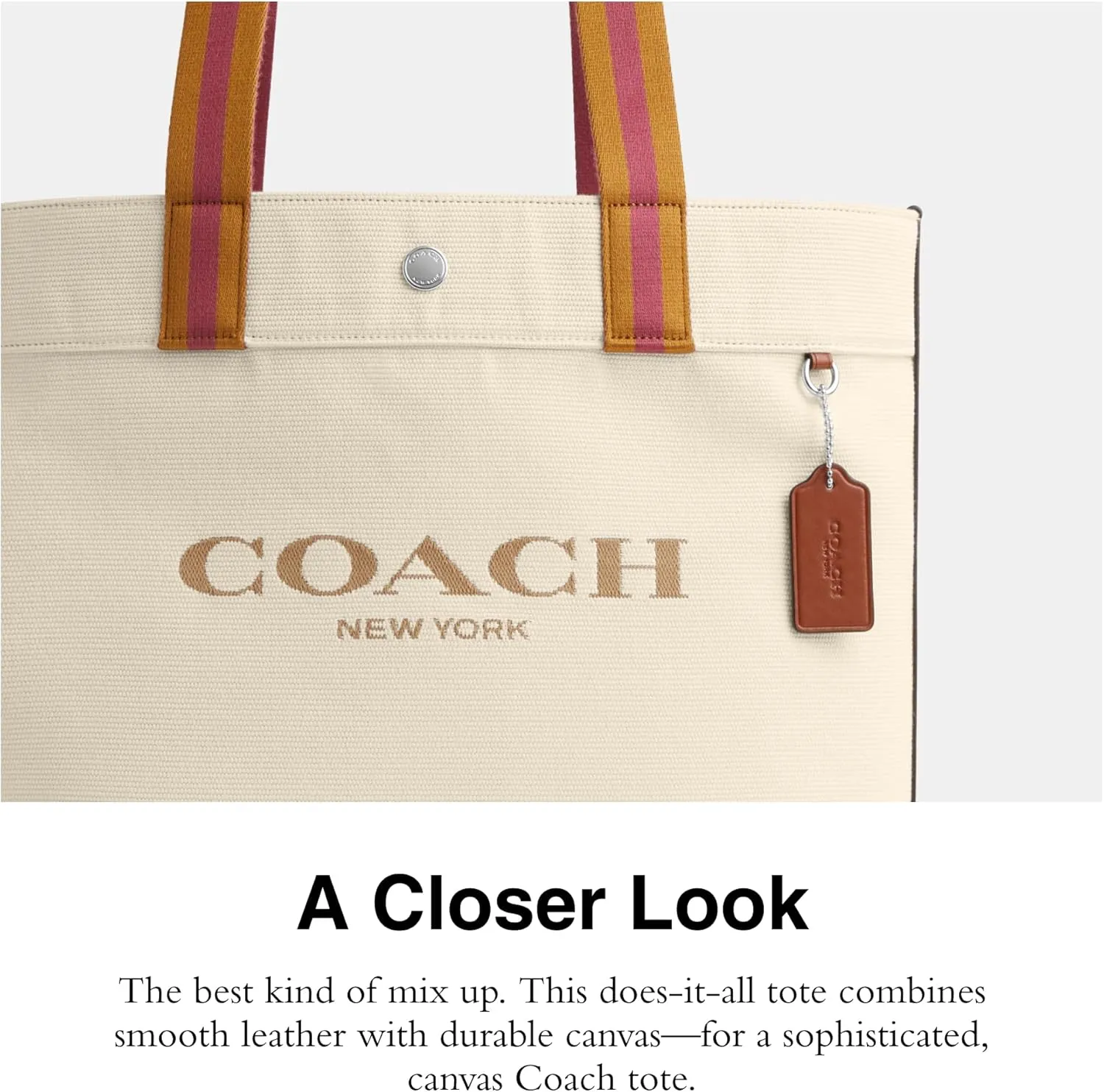 Coach Canvas Tote