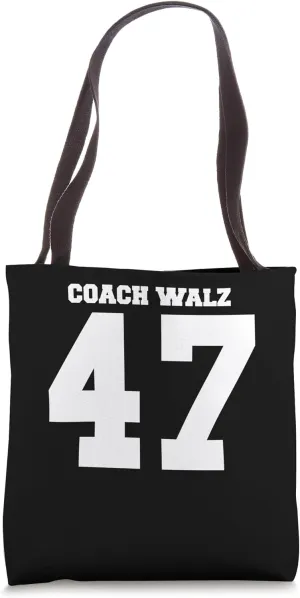 Coach Harris Walz 2024 Kamala Harris Waltz Football Style Tote Bag