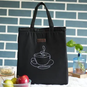 Coffee -Black Tiffin Bag