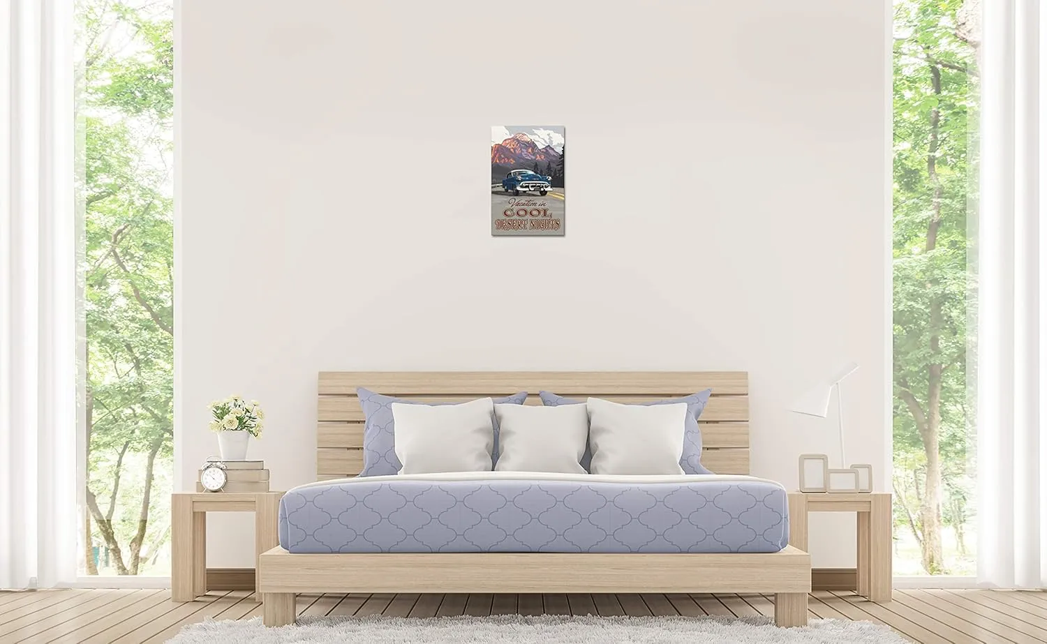 Cool Desert Nights Washington Road Trip Mountains Giclee Archival Canvas Print Wall Art Décor for Home & Office from Travel Artwork by Artist Paul A. Lanquist 12" x 18"