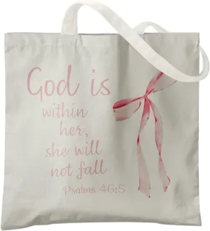 Coquette Bows Canvas Tote Bag, Shoulder Bag For Women, Reusable Tote Bag