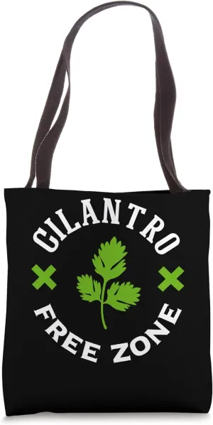 Coriander Hater Gear I hate Cilantro Coriander Hater Club Tote Bag