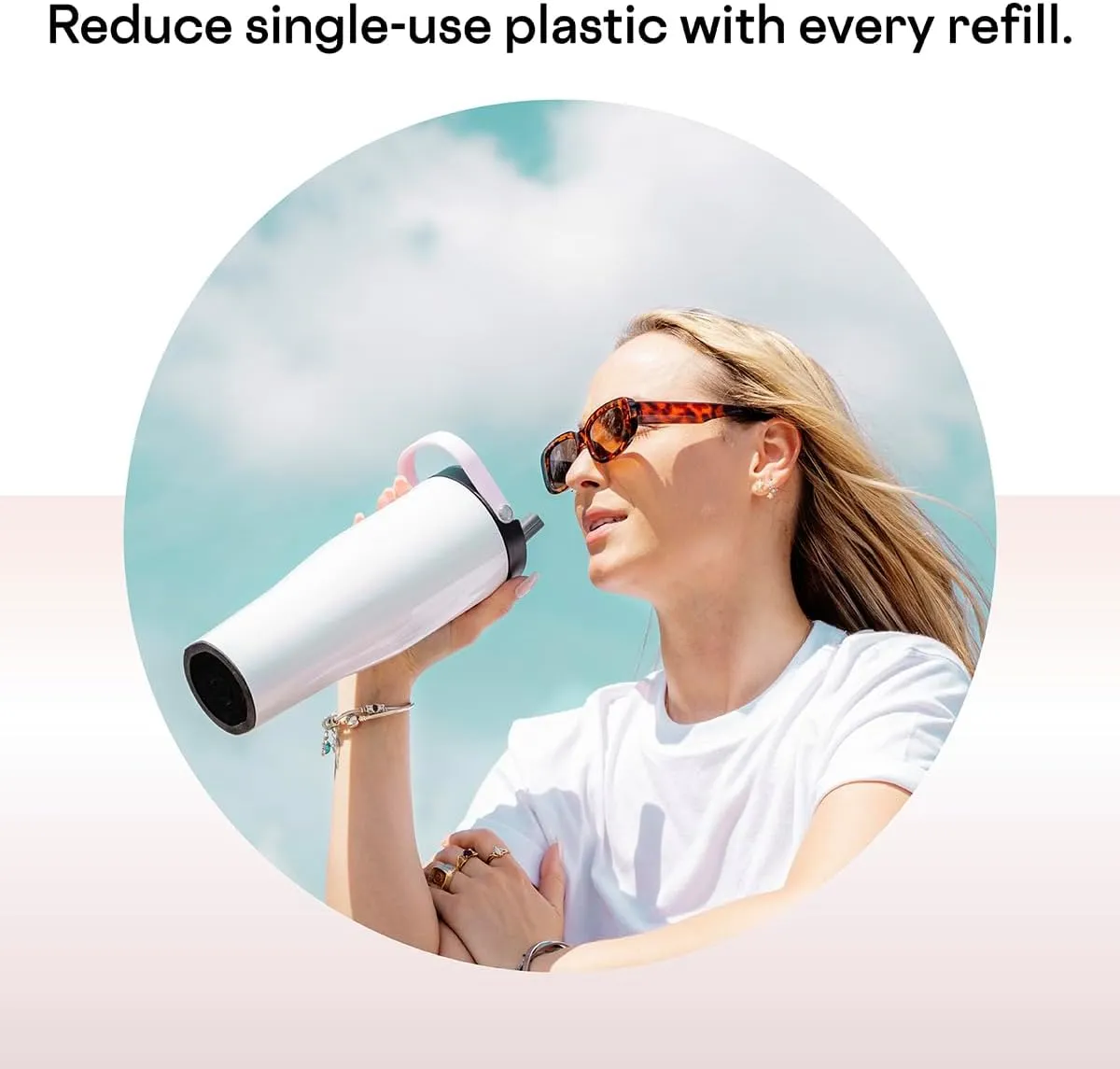 Corkcicle Go Cup XL Insulated Tumbler with Lid and Straw, Unicorn Magic, 30 oz – Reusable Water Bottle Keeps Beverages Cold for 12hrs – Cupholder Friendly Tumbler, Leak-Proof Design