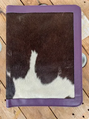 Cowhide   Purple Leather Planner (3)