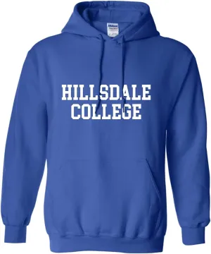 CreateMyTee Hillsdale College One Color Unisex Hooded Sweatshirt - Hillsdale Chargers Apparel