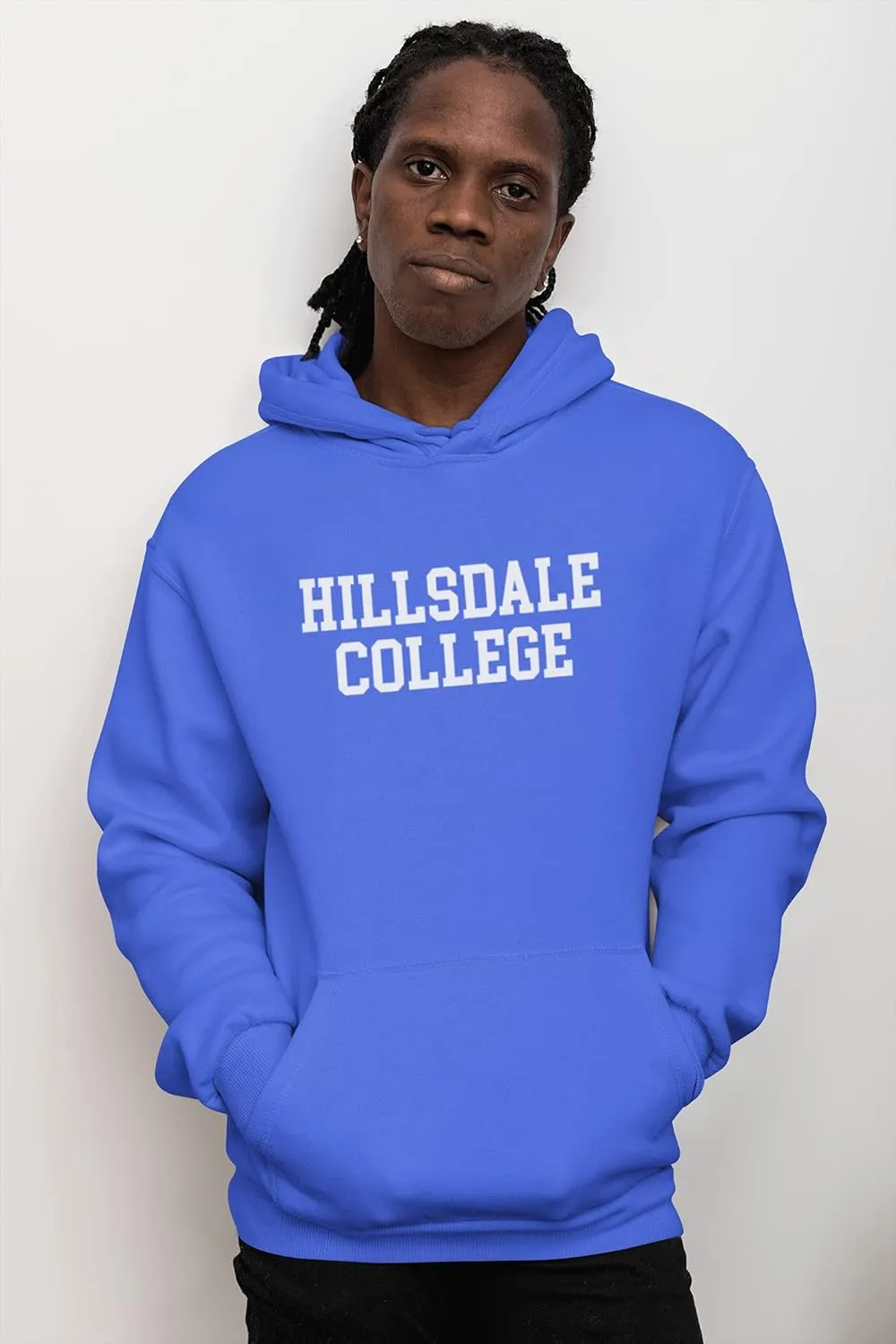 CreateMyTee Hillsdale College One Color Unisex Hooded Sweatshirt - Hillsdale Chargers Apparel
