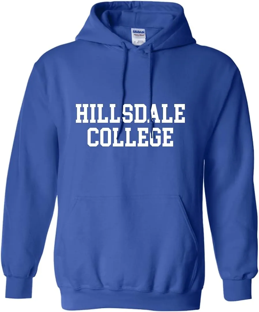 CreateMyTee Hillsdale College One Color Unisex Hooded Sweatshirt - Hillsdale Chargers Apparel