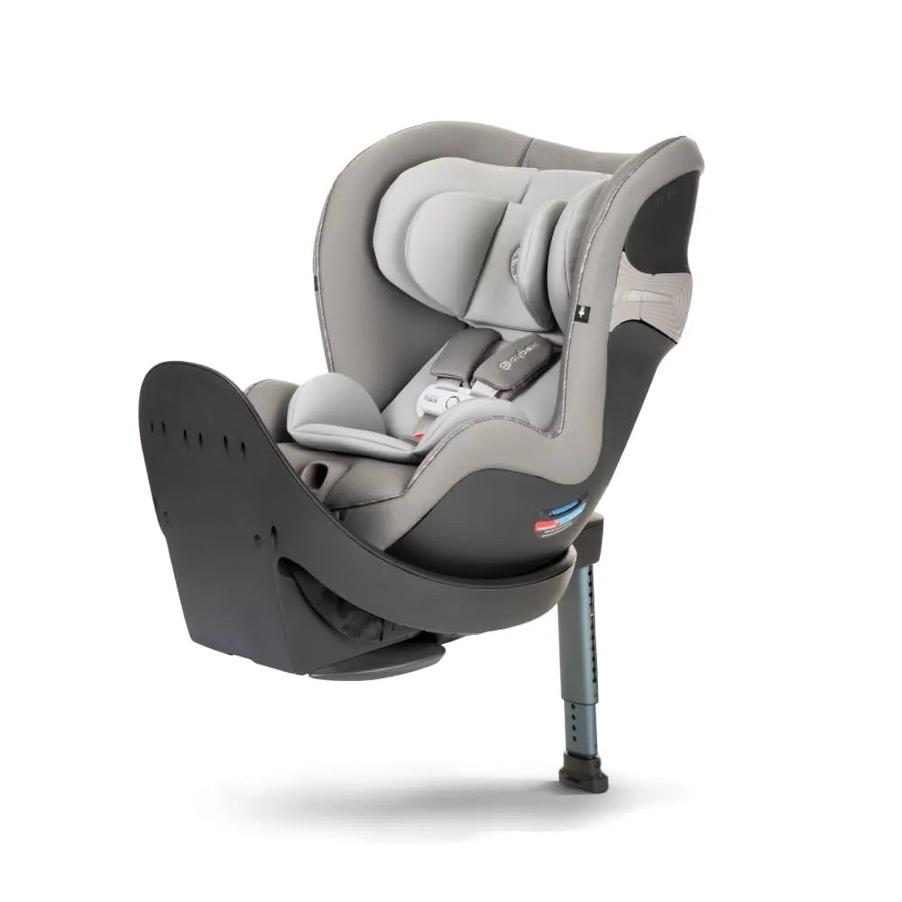 CYBEX Sirona S with SensorSafe, Convertible Car Seat, 360° Rotating Seat, Rear-Facing or Forward-Facing Car Seat, Easy Installation, SensorSafe Chest Clip, Instant Safety Alerts, Manhattan Grey