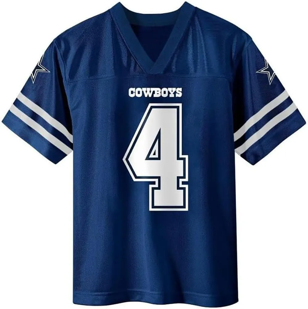 Dak Prescott Dallas Cowboys #4 Navy Infant Toddler Team Color Home Player Jersey