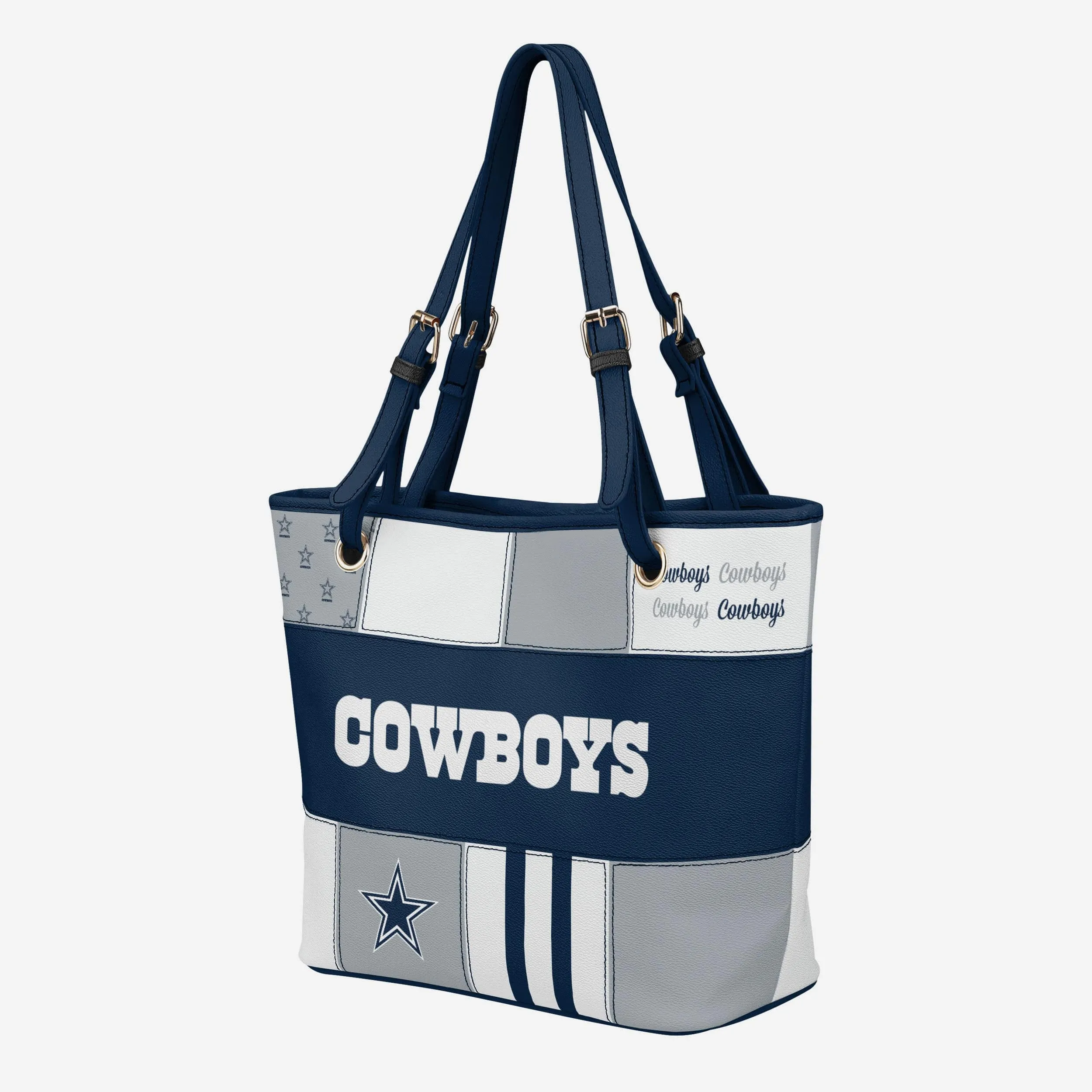 Dallas Cowboys Printed Collage Tote