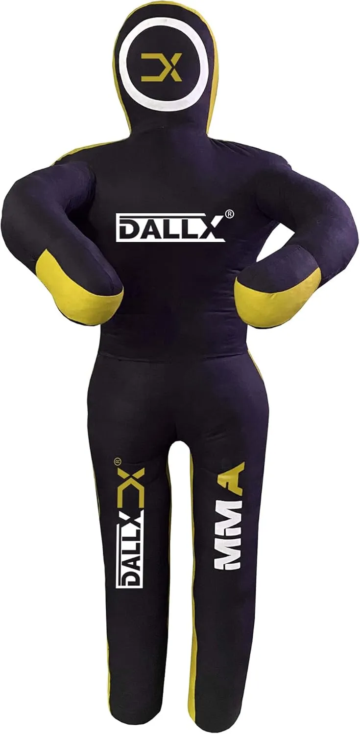 DALLX MMA Grappling Dummy BBJ Wrestling Brazilian Jiu Jitsu Punching Bag Judo Karate Throwing Boxing Fighting Dummy Self Defense Standing Position – UNFILLED