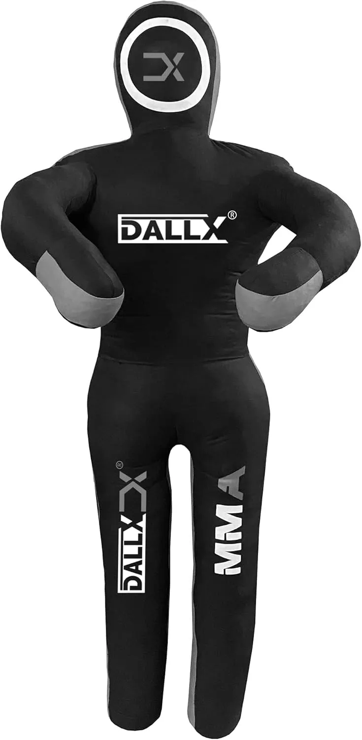DALLX MMA Grappling Dummy BBJ Wrestling Brazilian Jiu Jitsu Punching Bag Judo Karate Throwing Boxing Fighting Dummy Self Defense Standing Position – UNFILLED