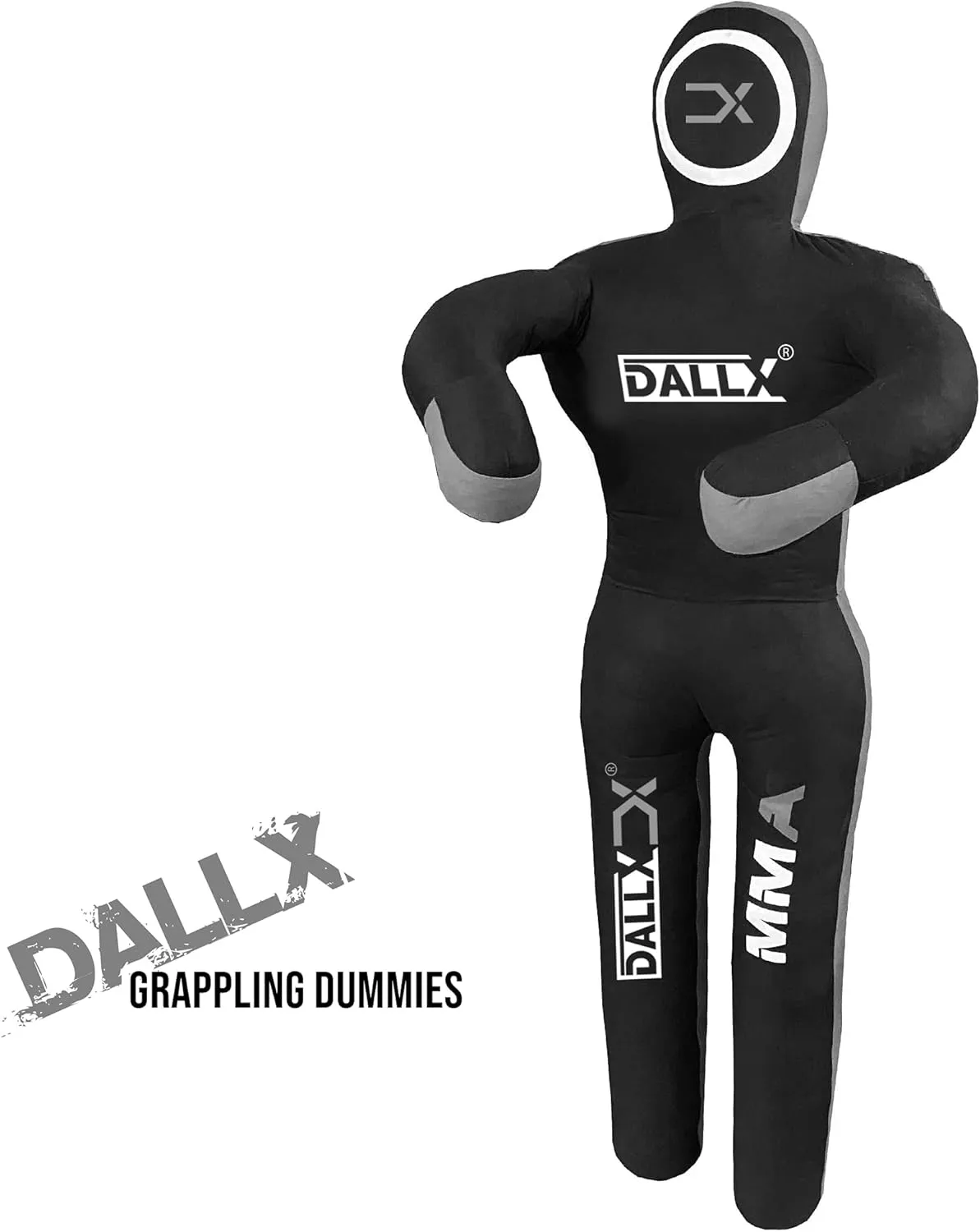 DALLX MMA Grappling Dummy BBJ Wrestling Brazilian Jiu Jitsu Punching Bag Judo Karate Throwing Boxing Fighting Dummy Self Defense Standing Position – UNFILLED