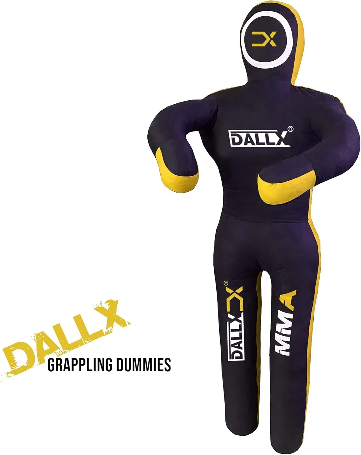 DALLX MMA Grappling Dummy BBJ Wrestling Brazilian Jiu Jitsu Punching Bag Judo Karate Throwing Boxing Fighting Dummy Self Defense Standing Position – UNFILLED