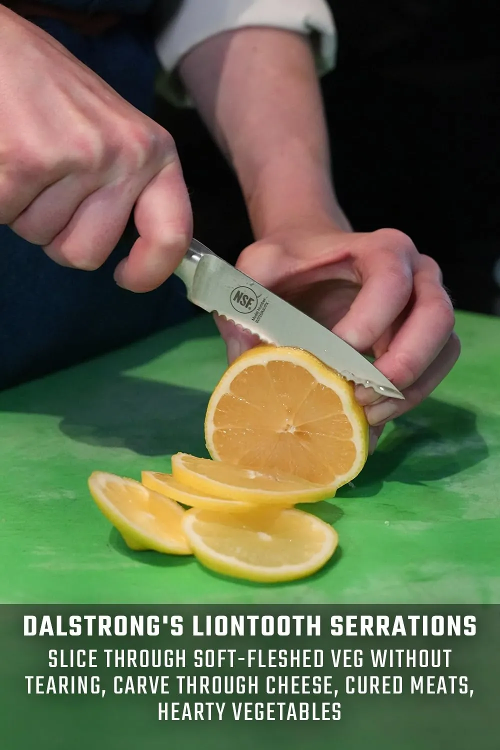 Dalstrong Serrated Paring Knife - 3.75 inch - Gladiator Series Elite - Forged German High-Carbon Steel - Black G10 Handle - Kitchen Knife - w/Sheath - NSF Certified