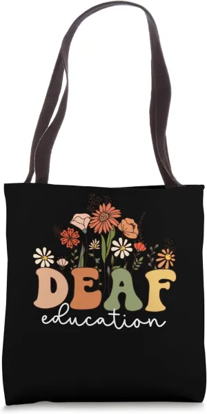 Deaf Education Teacher DHH Education Team Dream Team Tote Bag