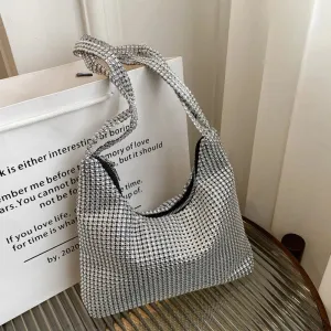 Delicate Rhinestone Shoulder Bag