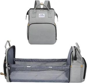 Diaper Bag Backpack with Changing Staion USP port, and Stroller Straps - Travel Waterproof backpack for Baby Essentials - Spacious Mommy Bag