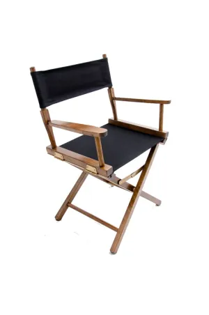 Director's Chair 18" - Walnut Finish