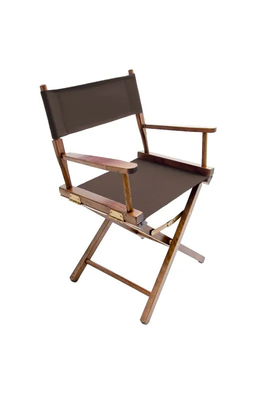 Director's Chair 18" - Walnut Finish
