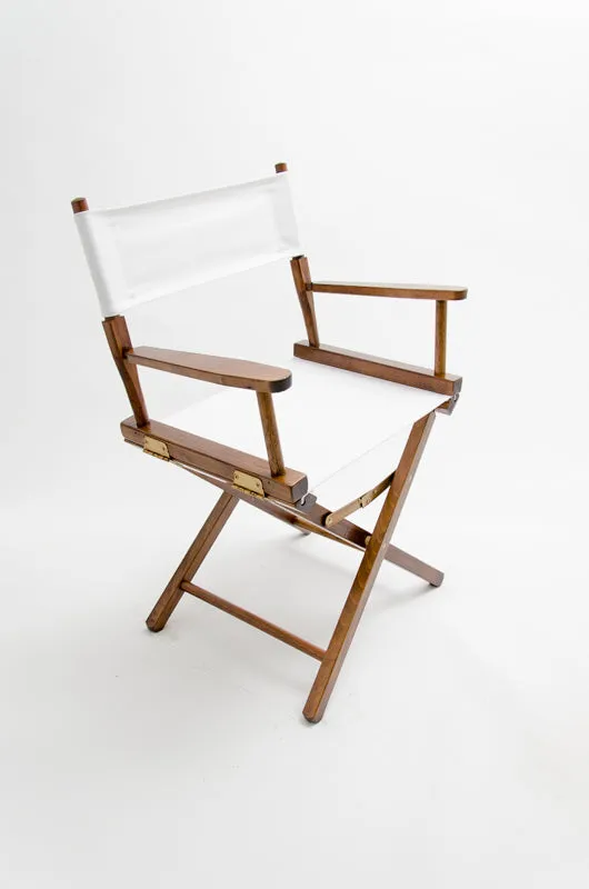 Director's Chair 18" - Walnut Finish