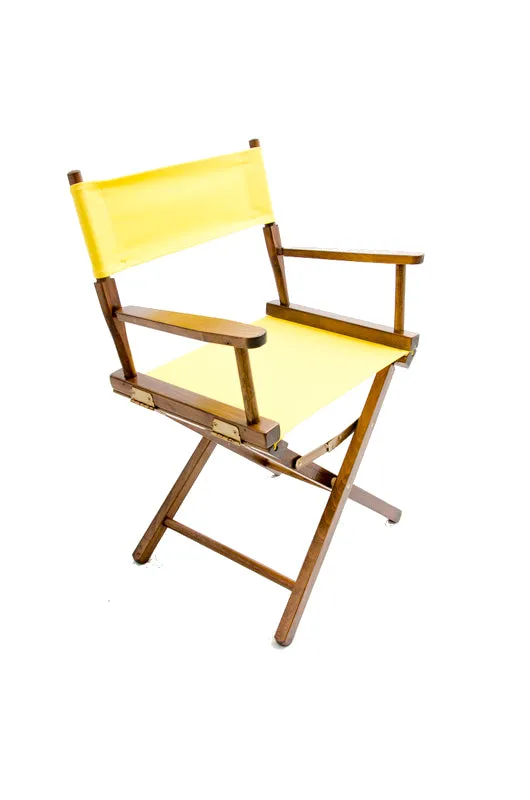 Director's Chair 18" - Walnut Finish