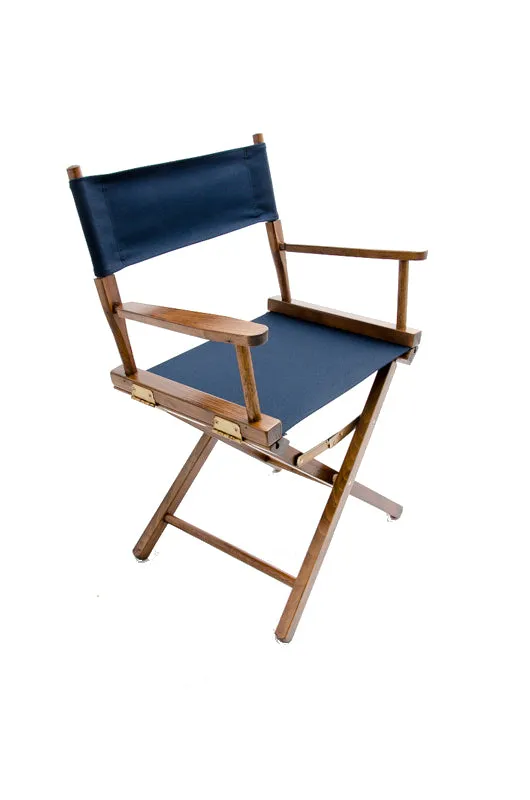 Director's Chair 18" - Walnut Finish