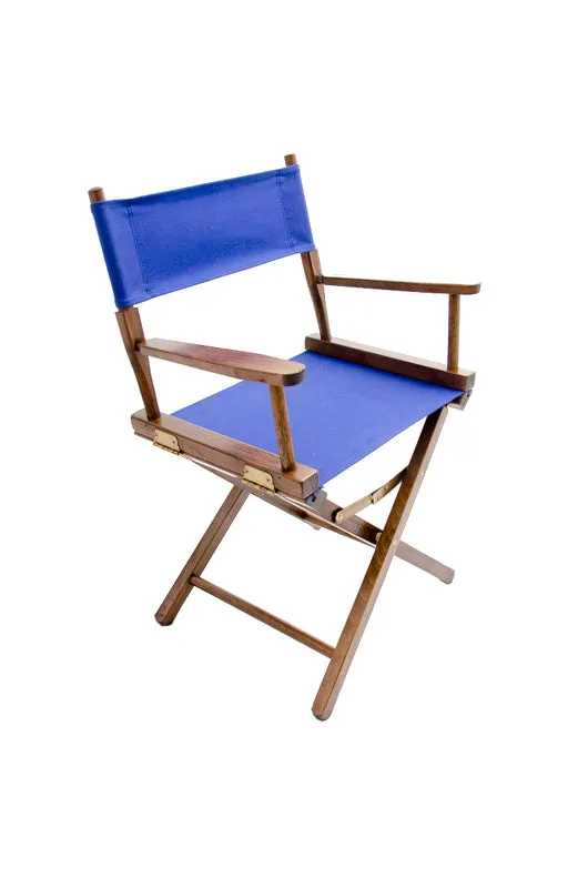 Director's Chair 18" - Walnut Finish