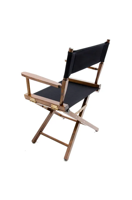 Director's Chair 18" - Walnut Finish