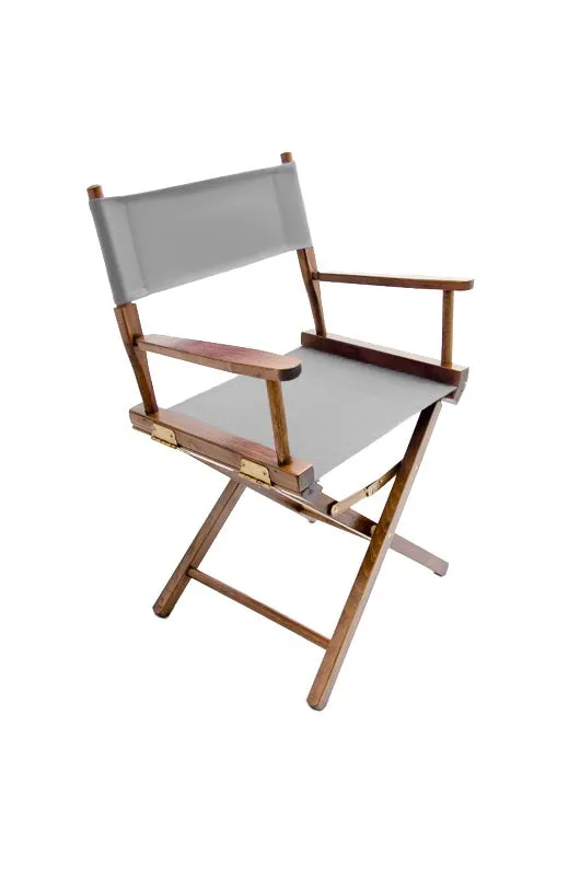 Director's Chair 18" - Walnut Finish