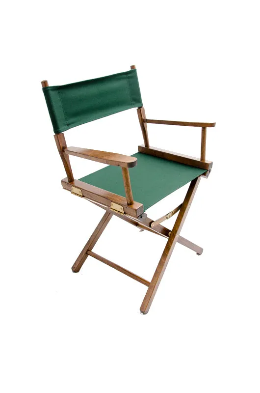 Director's Chair 18" - Walnut Finish