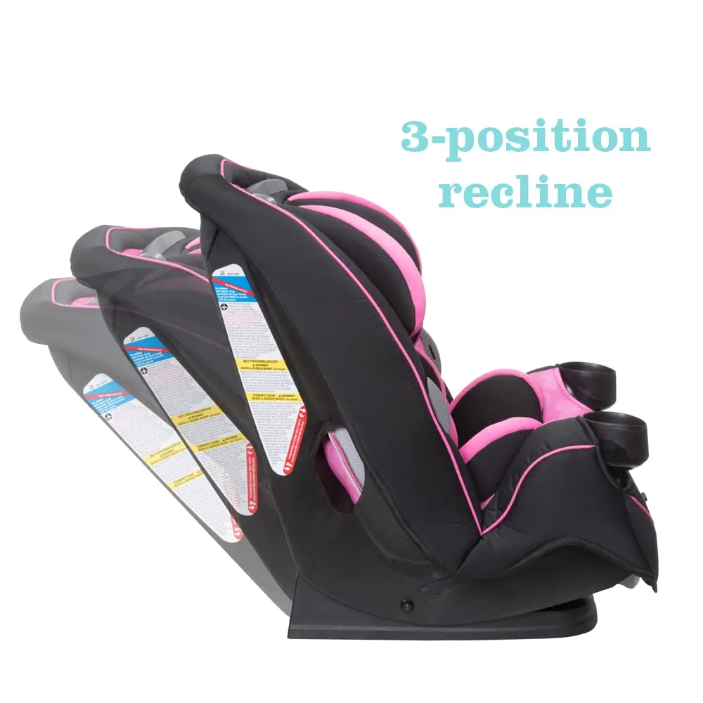 Disney Convertible Car Seat, Rear Facing 5-40 pounds, Forward Facing 30-65 pounds, Booster 40-100 lbs, Convert From Infant to Toddler, Simply Minnie