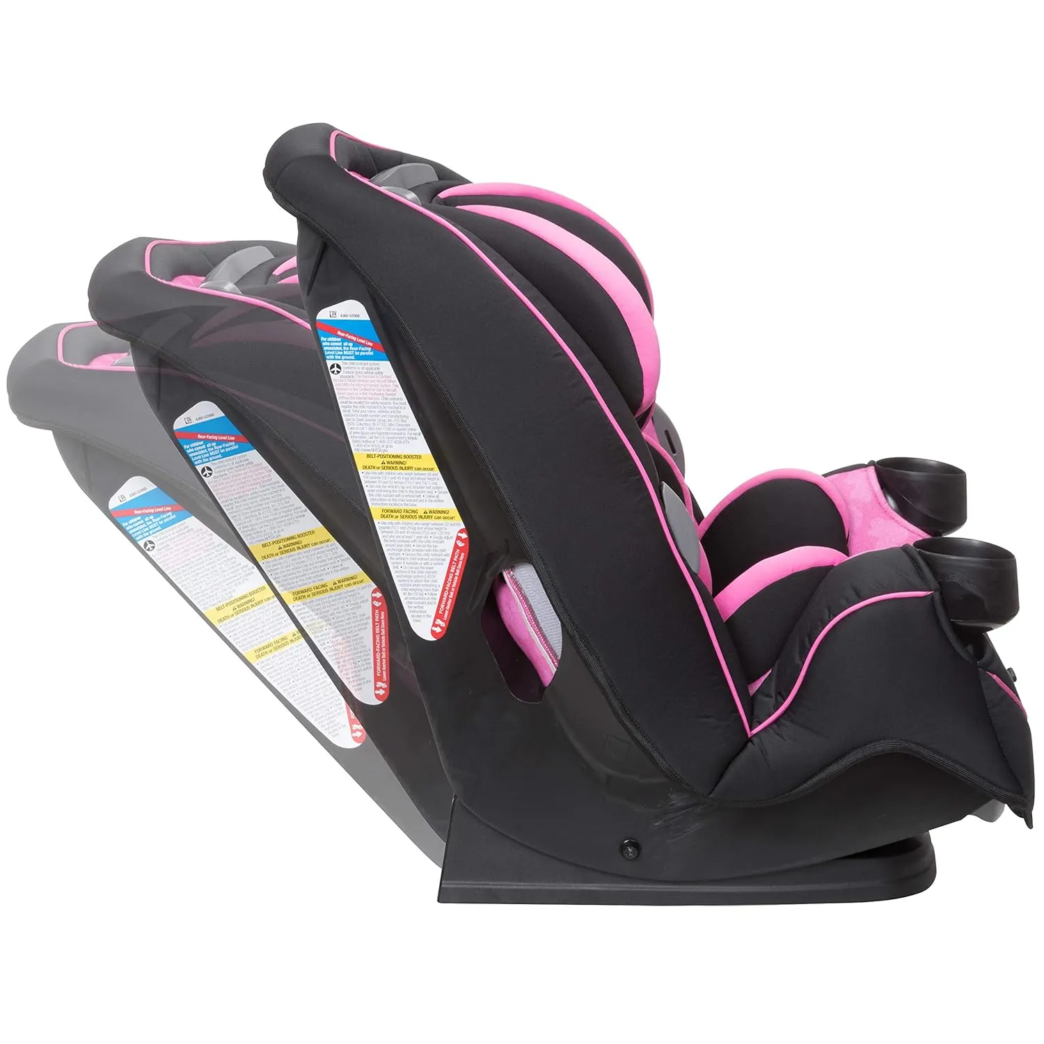 Disney Convertible Car Seat, Rear Facing 5-40 pounds, Forward Facing 30-65 pounds, Booster 40-100 lbs, Convert From Infant to Toddler, Simply Minnie