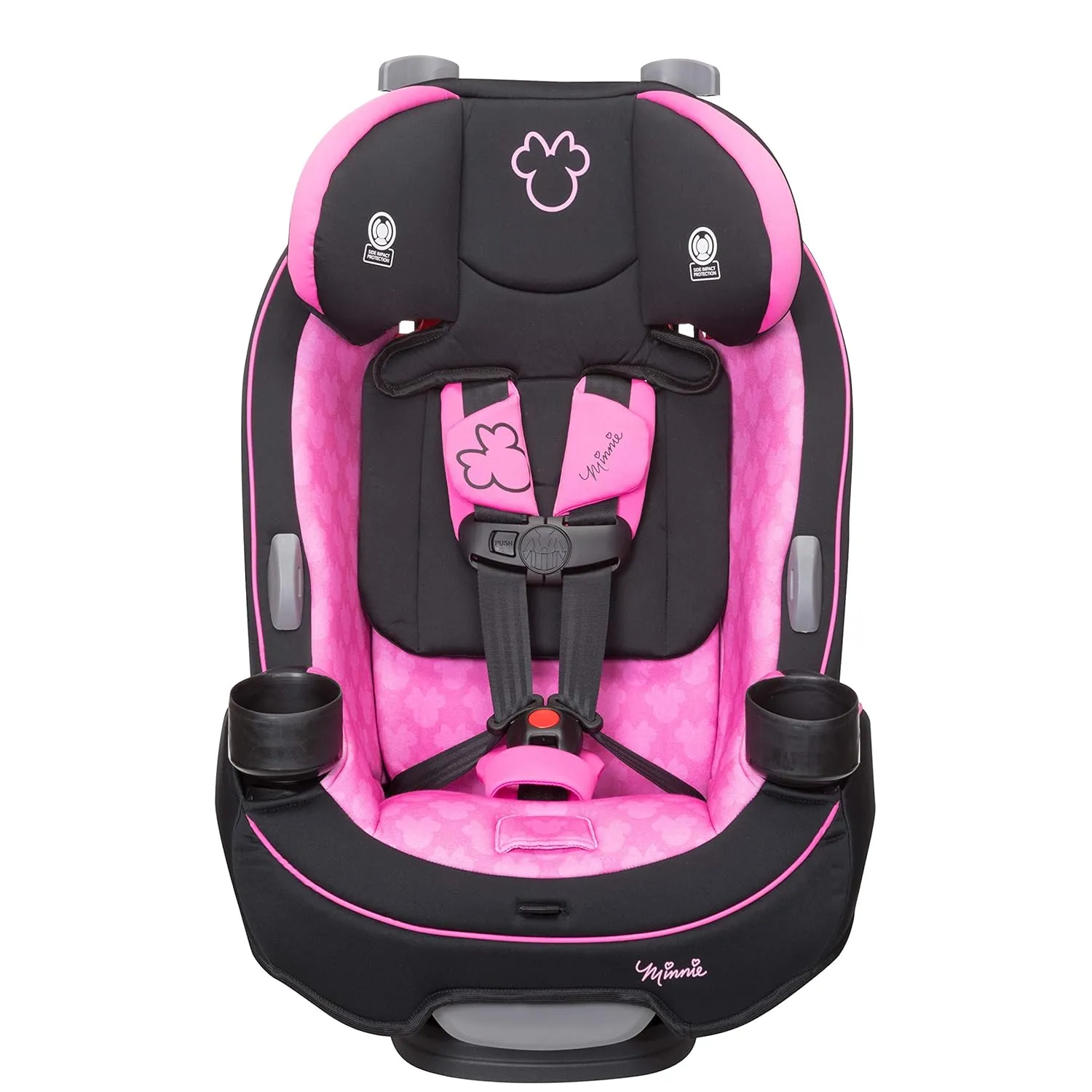 Disney Convertible Car Seat, Rear Facing 5-40 pounds, Forward Facing 30-65 pounds, Booster 40-100 lbs, Convert From Infant to Toddler, Simply Minnie
