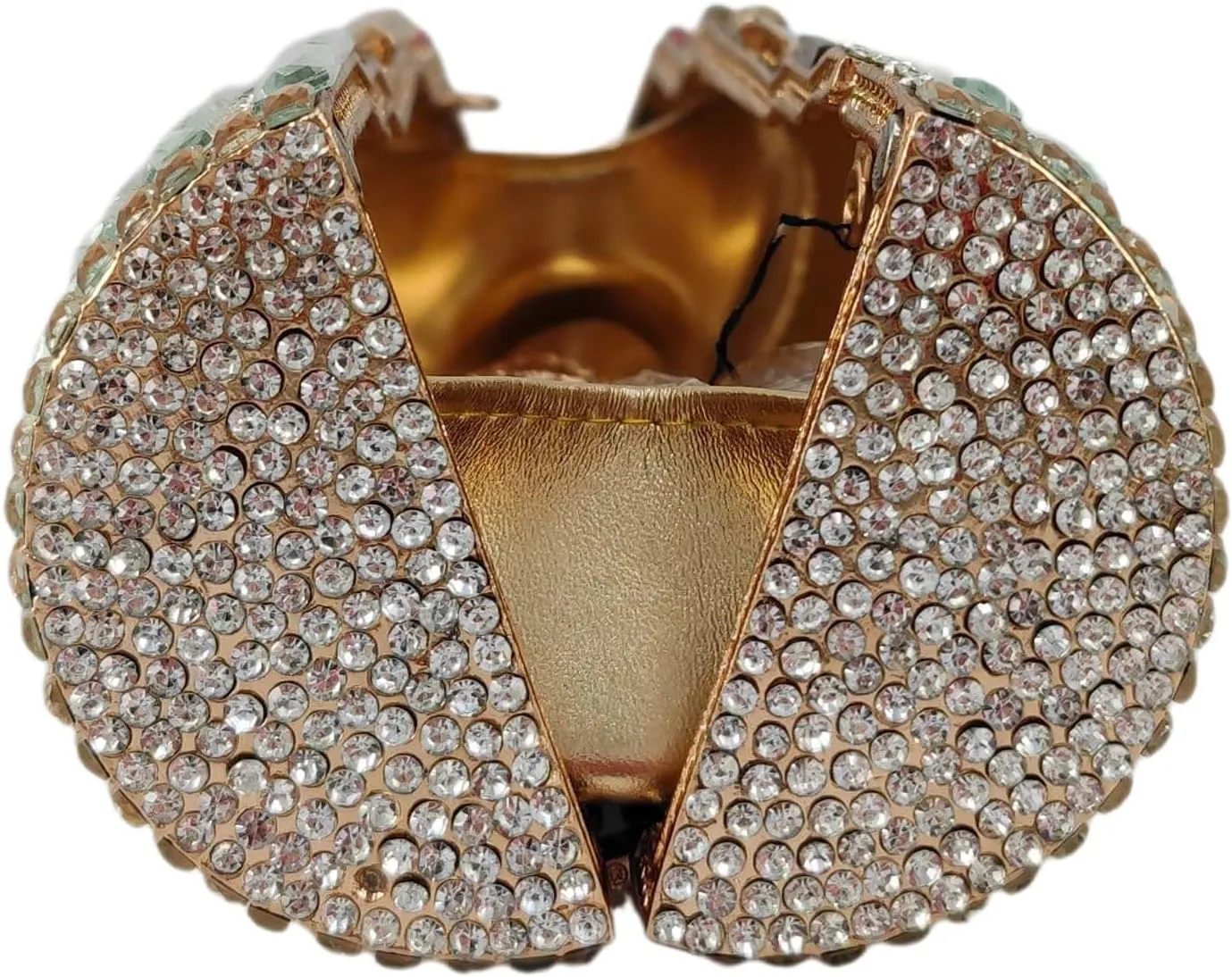 DJBM Women Lipstick Rhinestone Handbag Sparkling Deluxe Crystal Evening Clutch for Cocktail Prom