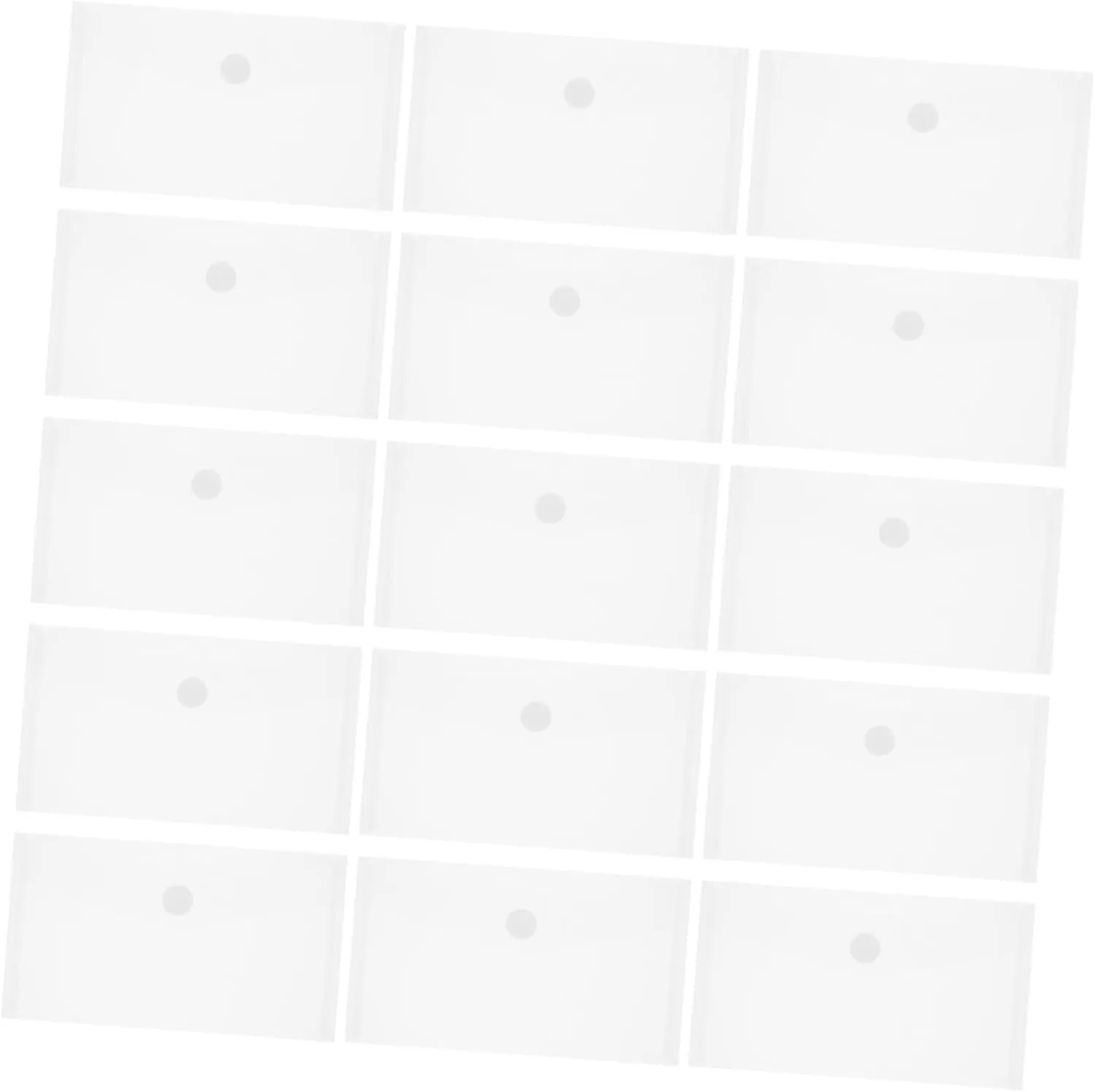 DOITOOL 40-pack Plastic Cash Bag Storage Document Organizers for Bank Deposits Checks Valuables