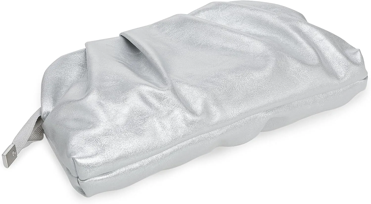 Dressy PU Clutch Purse for Women Formal Soft Pleated Vegan Leather Evening Bag for Wedding/Prom/Cocktail Party