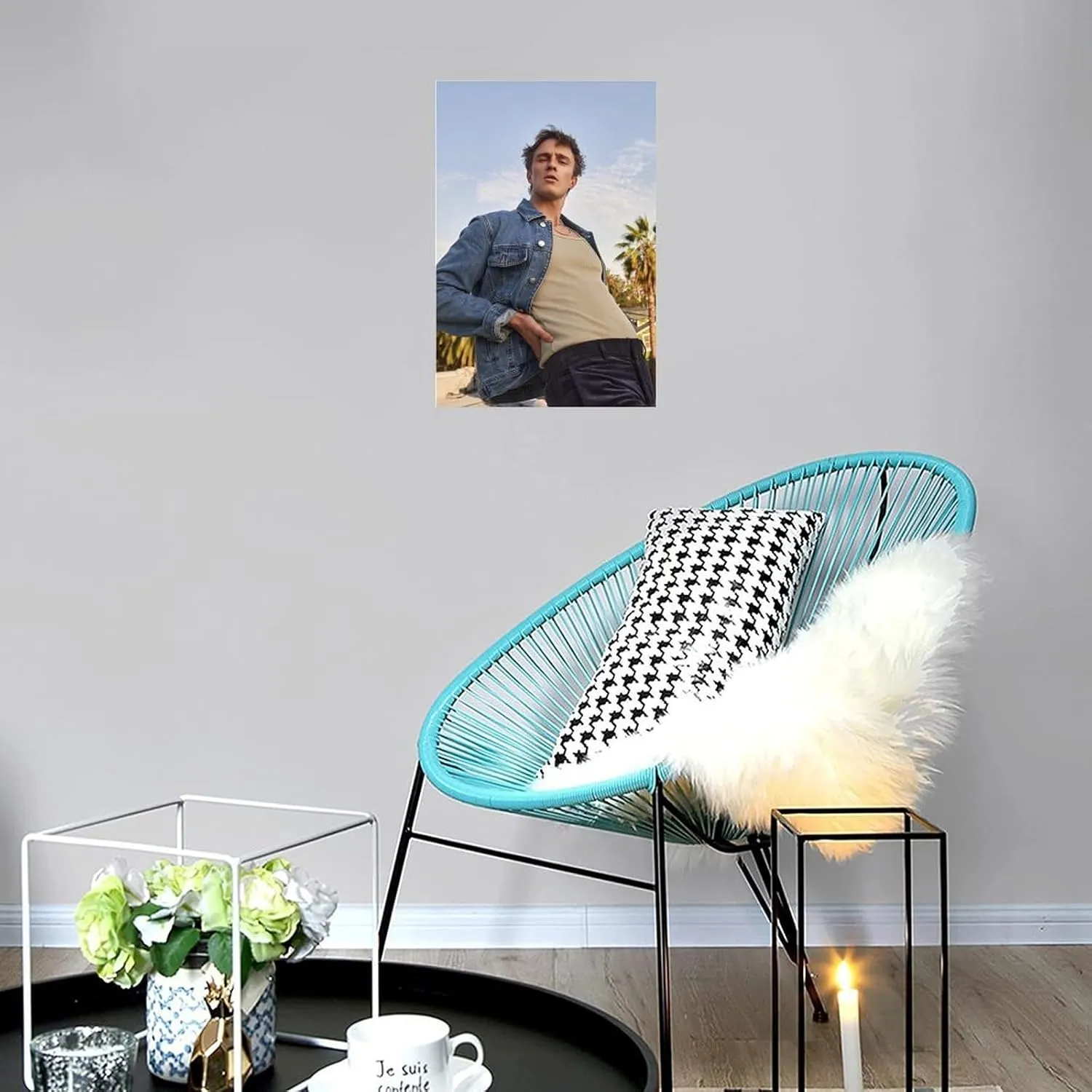 Drew Starkey Actor Art Poster Room Poster2Wall Poster Art Canvas Print Living Room Office Bedroom Aesthetic Poster12x18inch(30x45cm) Unframe-style