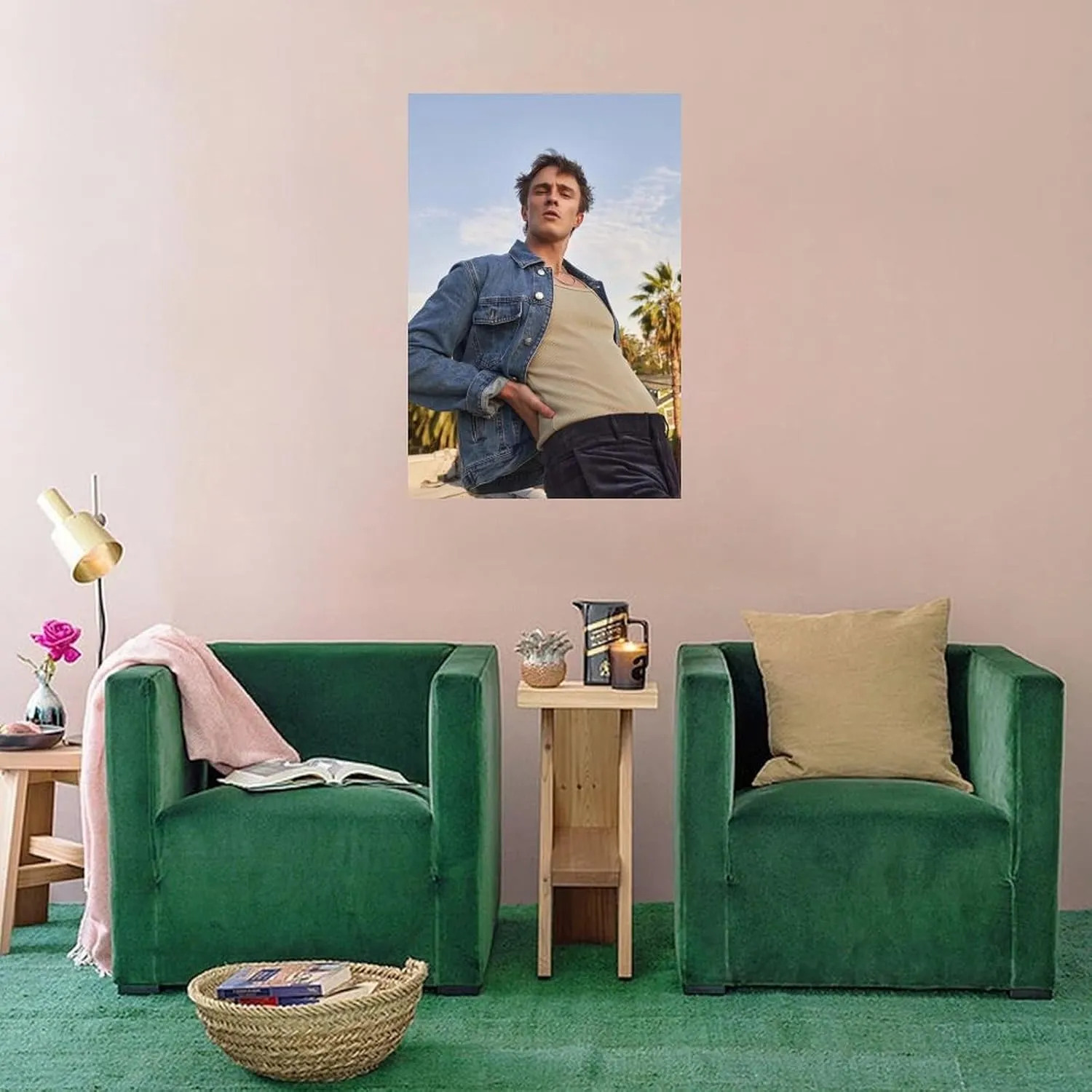 Drew Starkey Actor Art Poster Room Poster2Wall Poster Art Canvas Print Living Room Office Bedroom Aesthetic Poster12x18inch(30x45cm) Unframe-style
