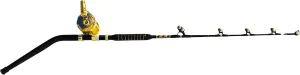 EatMyTackle 50 Wide 2 Speed Reel on an 80-100 lb. Bent Butt Tournament Rod