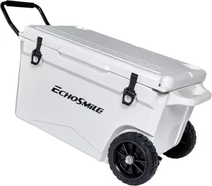 EchoSmile 25/30/35/40/60/75 Quart Rotomolded Cooler, Built to Stand up to The Rigors of The Journey