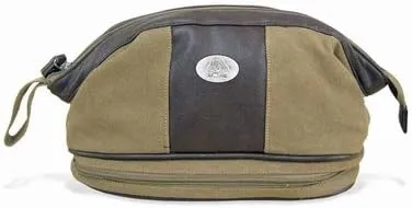 ECU Toiletry Bag Waxed Canvas, 12 x 7 x 7