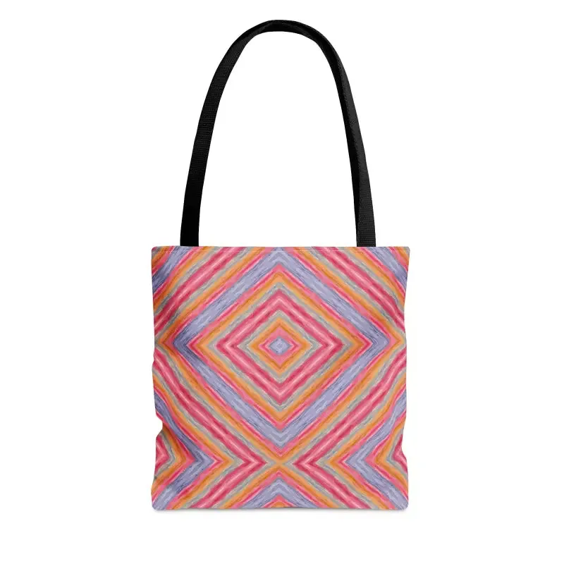 Elevate your Style with Abstract Red Purple Tote Bag
