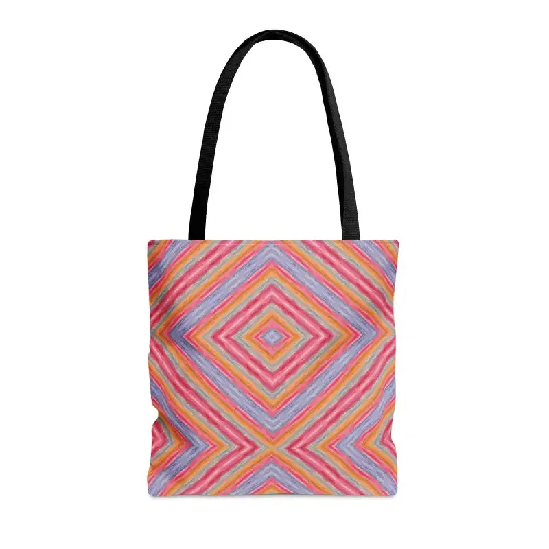 Elevate your Style with Abstract Red Purple Tote Bag