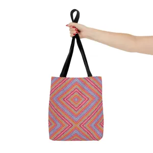 Elevate your Style with Abstract Red Purple Tote Bag